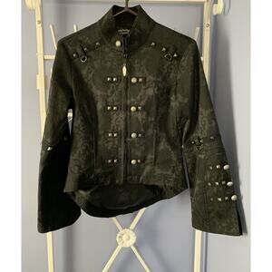 Living Dead Soul Metal Rock gothic Punk Style Jacket sm buttons punk